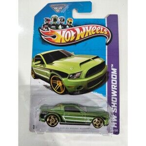 NIP Hot Wheels Showroom 1:64 Die Cast 2010 Ford Shelby GT500 Supersnake Car